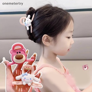 Onem กิ๊บติดผมหางม้า พลาสติก ลายการ์ตูนฉลามน่ารัก แฟชั่น สําหรับเด็กผู้หญิง