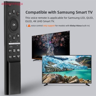 Adagu ใหม่ รีโมตคอนโทรล บลูทูธ เสียง สําหรับสมาร์ททีวี Samsung LED QLED 4K 8K UHD HDR Netflix Prime Video TH 2023