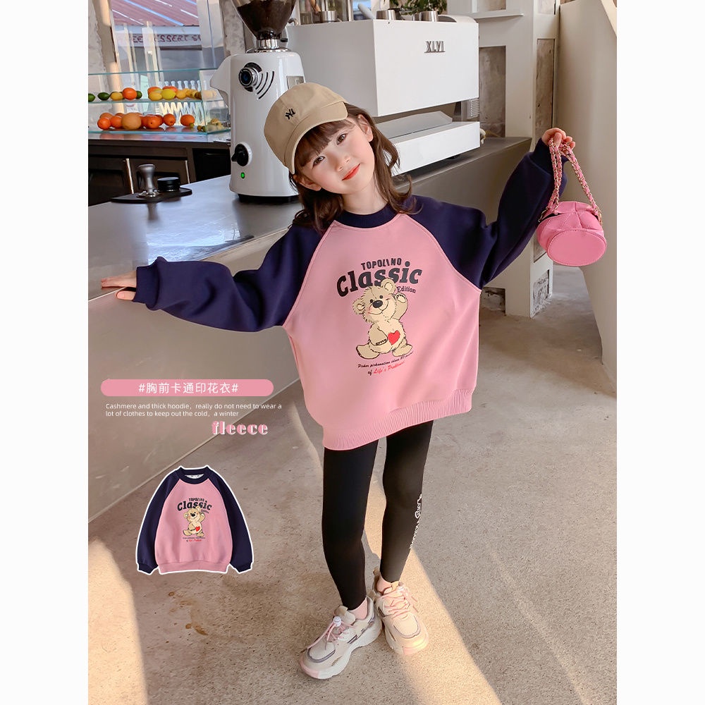 เสื้อท็อปส์ แฟชั่นฤดูใบไม้ผลิ และฤดูใบไม้ร่วง สําหรับเด็กผู้หญิง ...