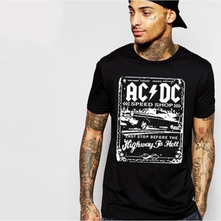 ขายดี เสื้อยืดคอกลม พิมพ์ลายกราฟฟิค Ac Dc Rock Acdc Camisetas สีดํา แฟชั่นยอดนิยม สําหรับผู้ชาย 434086