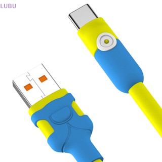 Lubu ใหม่ สายชาร์จ USB 100W 6A หัวเดียว ชาร์จเร็วมาก คุณภาพสูง สําหรับ Apple Android Huawei