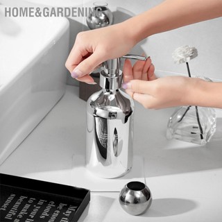 Home&amp;Gardening เครื่องปั๊มมือ Ins Style PP Electroplating ขวดปั๊มแชมพูสำหรับเคาน์เตอร์ห้องน้ำในครัว