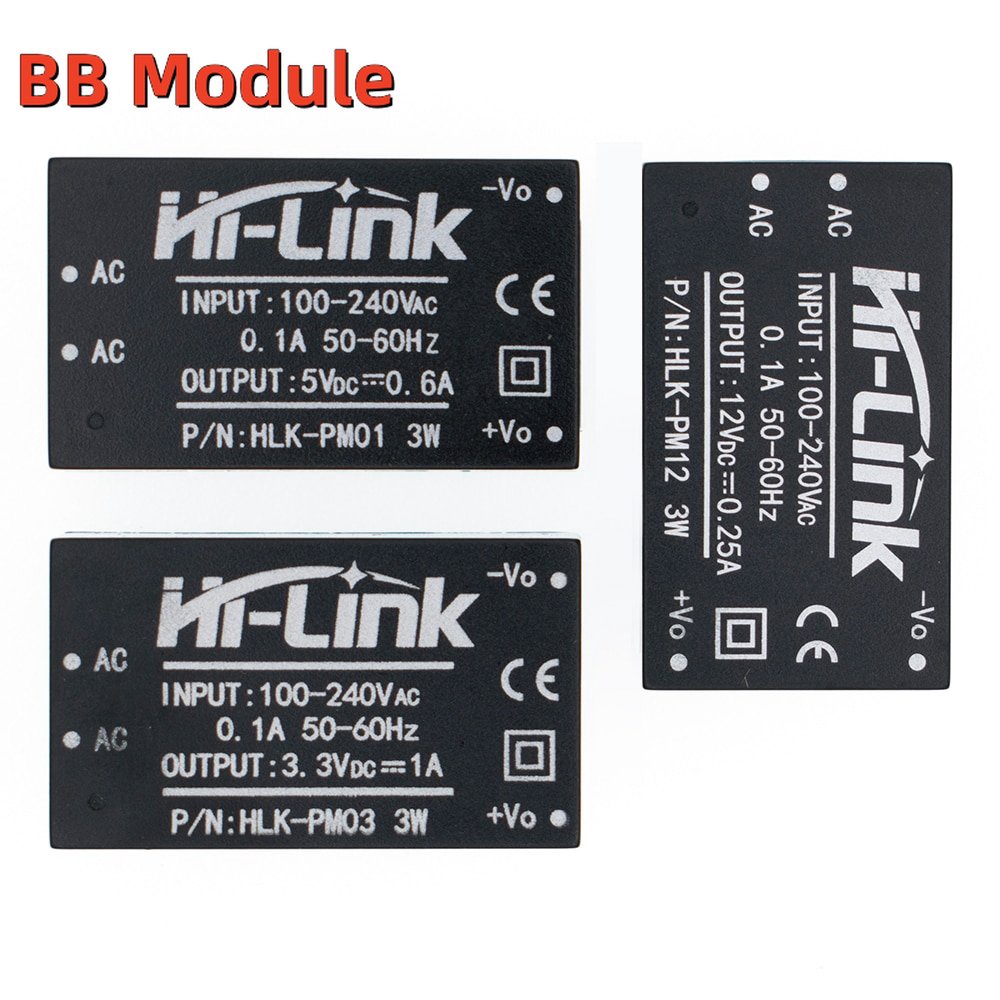 HLK-PM01 HLK-PM03 HLK-PM12 AC-DC 220V ถึง 5V/3.3V/12V mini power supply ในครัวเรือนสวิทช์โมดูลแหล่งจ