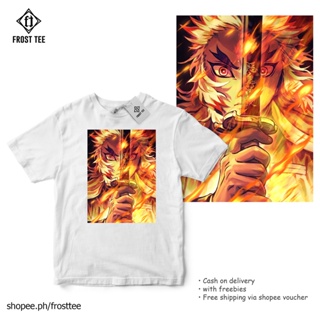 DEMON SLAYER - RENGOKU FLAME SWORD ANIME Shirt | FROST TEE_03