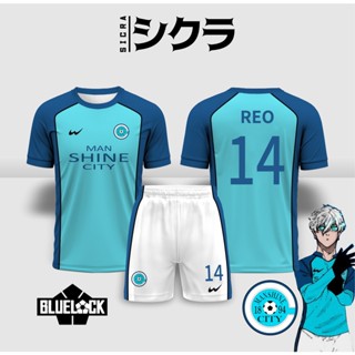 เสื้อยืดคอสเพลย์ ลายการ์ตูนอนิเมะ Jersey Blue Lock REO 14