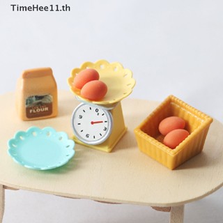 Timehee ไข่จิ๋ว 1/12 อุปกรณ์เสริม สําหรับบ้านตุ๊กตา 9 ชิ้น ต่อชุด