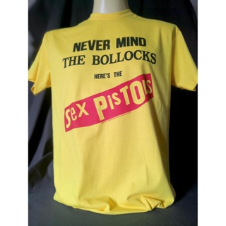 เสื้อยืดผ้าฝ้ายพิมพ์ลายเสื้อวงนำเข้า Sex Pistols Never Mind The Bollocks  Punk Rock Hardcore Skate Retro Style Vintage T