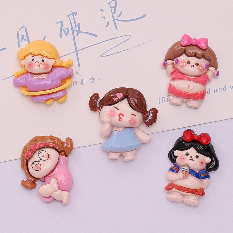 กาวเรซิ่น รูปเจ้าหญิงน่ารัก ลดน้ําหนัก แฮนด์เมด DIY รูปที่ 2