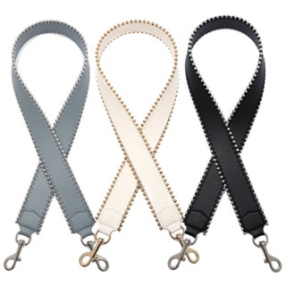 สายสะพายกระเป๋าหนังแท้ หนัง PU บระดับ Leather Shoulder Sling Strap Replacement