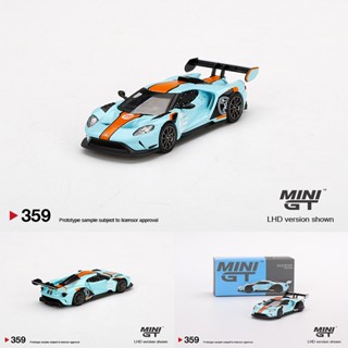 Mini GT 1:64 FD Mk II #002 โมเดลรถยนต์ โลหะผสม สีฟ้า สีส้ม 359