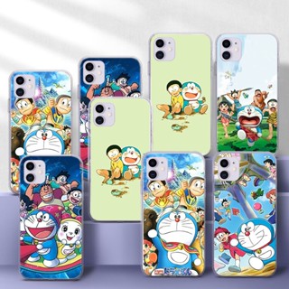 เคสโทรศัพท์มือถือแบบนิ่ม TPU ใส ลายการ์ตูนโดเรม่อน Y181 สําหรับ Samsung A01 EU A02 M02 A02S A03S A10 A10S A11 A12 A20 A30 A20S