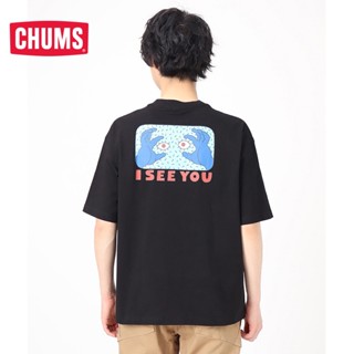 Chums/chacha Bird เสื้อยืดแขนสั้น ผ้าฝ้าย พิมพ์ลาย เหมาะกับฤดูใบไม้ผลิ และฤดูร้อน สไตล์ญี่ปุ่น สําหรับผู้ชาย และผู้หญิง