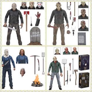 Neca โมเดลฟิกเกอร์ Jason Voorhees Friday the 13th 3D