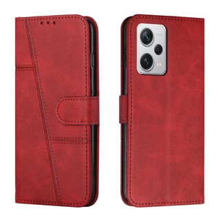 เคสโทรศัพท์มือถือหนัง ฝาพับ พร้อมช่องใส่บัตร สําหรับ Xiaomi Redmi Note 12 Pro Xiomi Redmi Note 12 Pro+ 12ProPlus Explorer