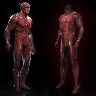 ชุดบอดี้สูทคอสเพลย์ Mantian Injustice League 2 The Flash สไตล์เดียวกัน