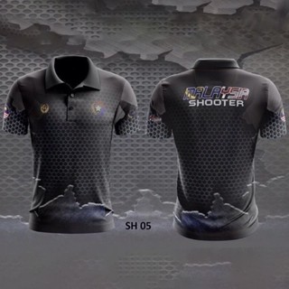 {IPSC } Shooting X-CLUSIVE JERSEY เสื้อโปโล ขนาด 100 ซม.-160 ซม. XS-3XL