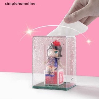 [simplehomeline] ใหม่ พร้อมส่ง กล่องเก็บฟิกเกอร์ตุ๊กตาน่ารัก ขนาดเล็ก วางซ้อนกันได้