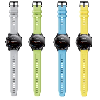 สายนาฬิกาข้อมือซิลิโคน สไตล์สปอร์ต สําหรับ Garmin Fenix 6 6x Pro