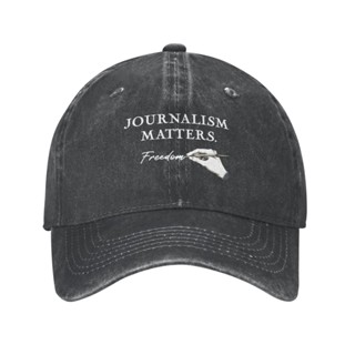หมวกแก็ป ลาย Usa Journalism Matters World Press Freedom Day สําหรับนักข่าว