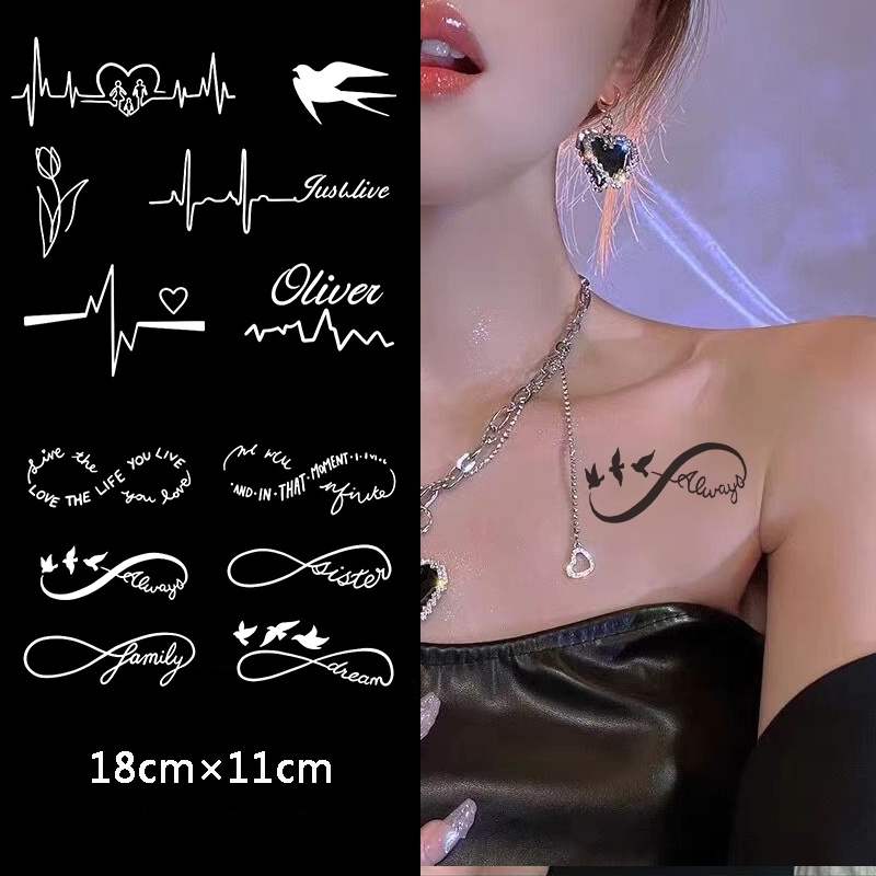 【COCO Magic tattoo】สติกเกอร์รอยสักชั่วคราว กึ่งถาวร กันน้ํา ติดทนนาน 15 วัน 18 ซม.*11 ซม.