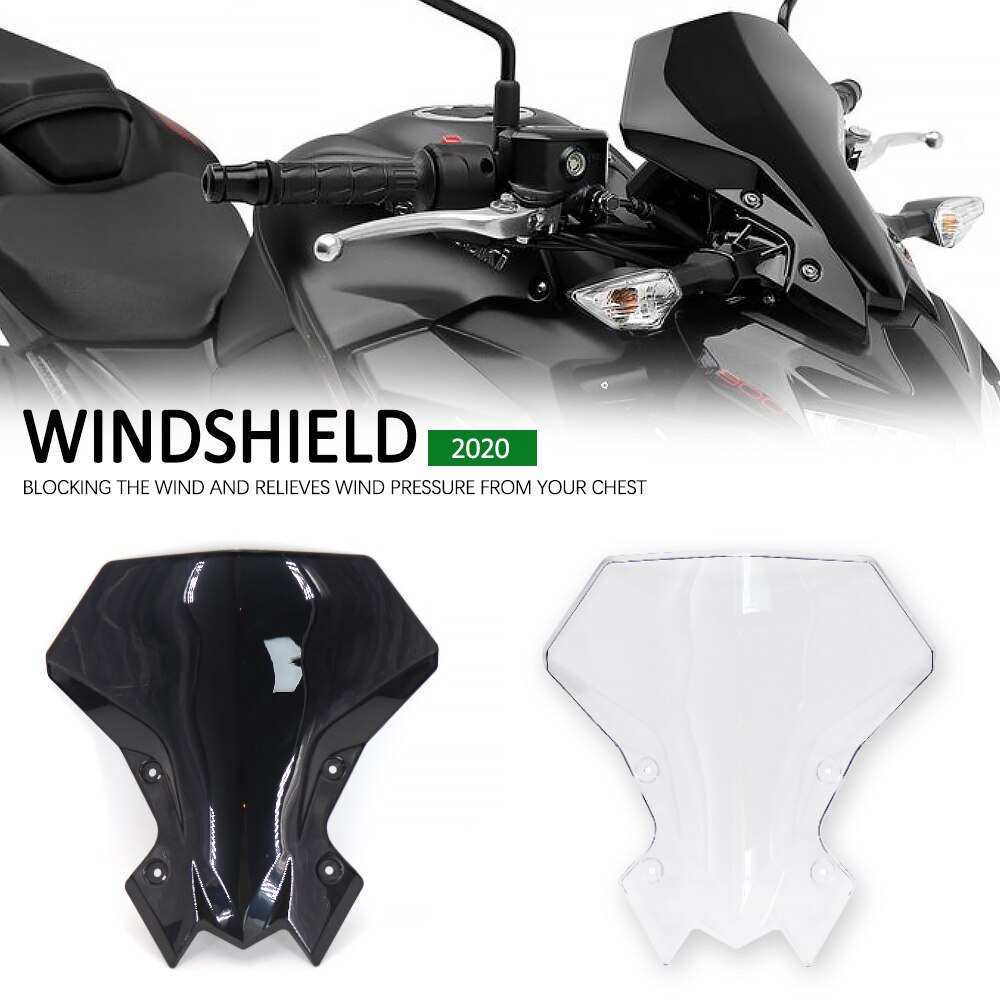 KAWASAKI ใหม่รถจักรยานยนต์กระจกหน้าจอVisorกระจกDouble Bubble Wind DeflectorสําหรับKawasaki Z 900 Z90