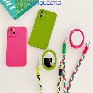 Yanqueens 13ProMax เคสโทรศัพท์ พร้อมสายคล้องไหล่ และคลิปหนีบ ป้องกันการสูญหาย สําหรับ Iphone