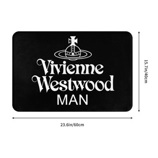 ใหม่ Vivienne Westwood พรมเช็ดเท้า ผ้าสักหลาด กันลื่น ดูดซับน้ําได้ดี แห้งเร็ว 16x24 นิ้ว สําหรับห้องน้ํา ห้องนั่งเล่น โซฟา ห้องนอน พร้อมส่ง