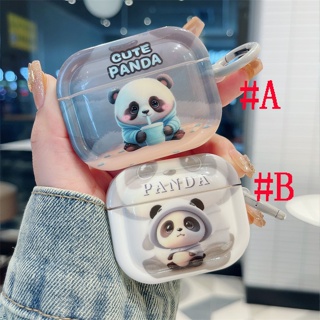 เคสซิลิโคน เคส Airpods Pro2 Airpods Pro Airpods3 gen3 Airpods2 Cartoon การ์ตูน Cute น่ารัก Panda แพนด้า Protective Silicone Case