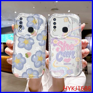 เคส Vivo Y19 tpu ลายครีม ซิลิโคนนิ่ม โปร่งแสง เคสโทรศัพท์ NYW