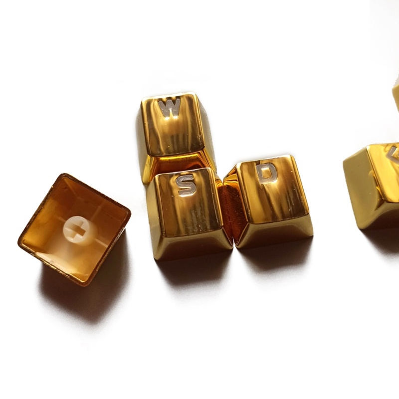 ฤดูร้อน 8 ชิ้นทนทานสังกะสี-โลหะผสม Keycaps Professional รูปที่ 3