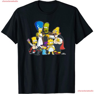 2022 The Simpsons Family Treehouse Of Horror Halloween T-Shirt เสื้อยืด ดพิมพ์ลาย เสื้อยืดผ้าฝ้าย คอกลม cotton แฟชั่น di