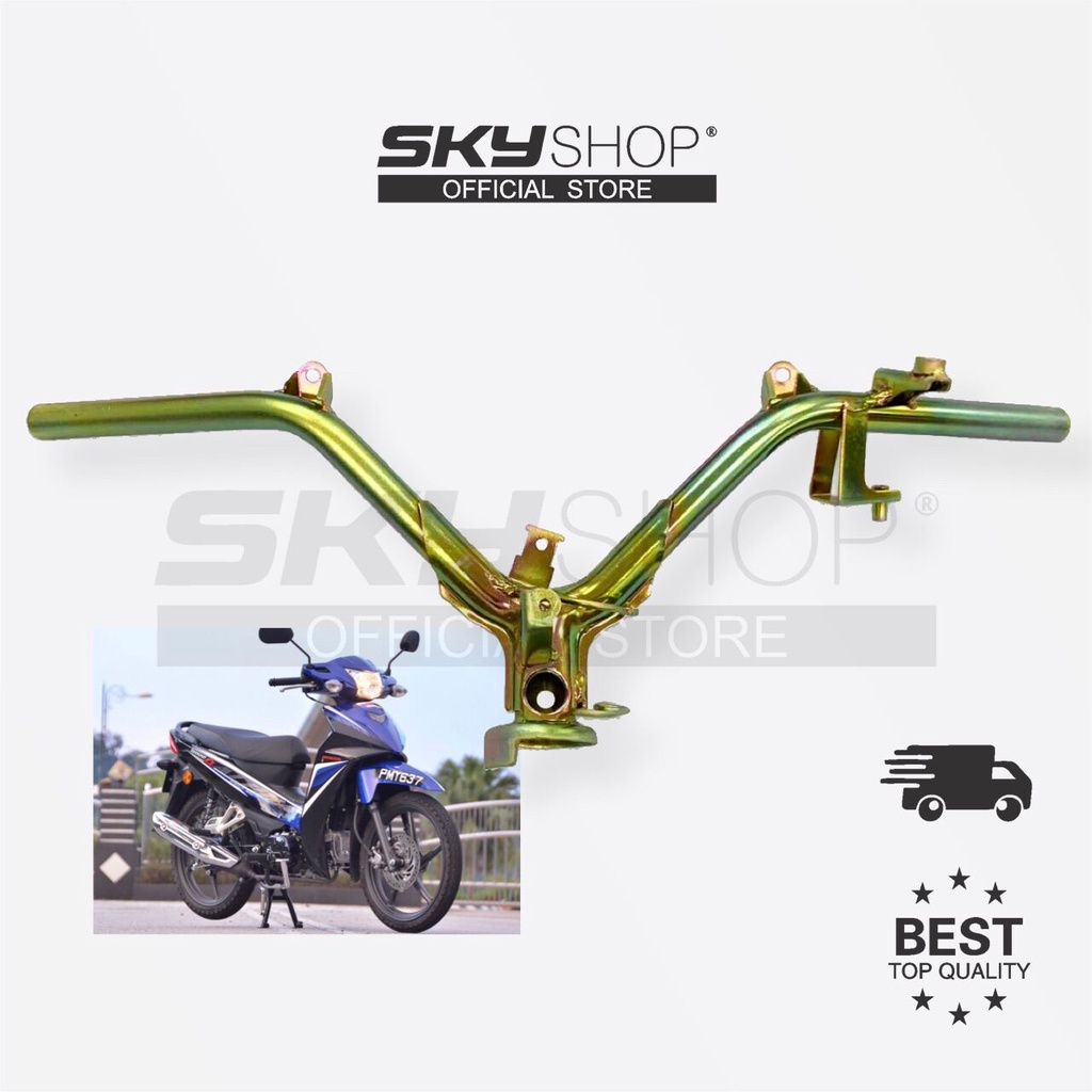 HONDA ALPHA 110 HANDLE BAR (DISC) 53100-K71-M10 (SKYSHOP) แฮนด์บาร์ WAVE ALPHA110 WAVEALPHA