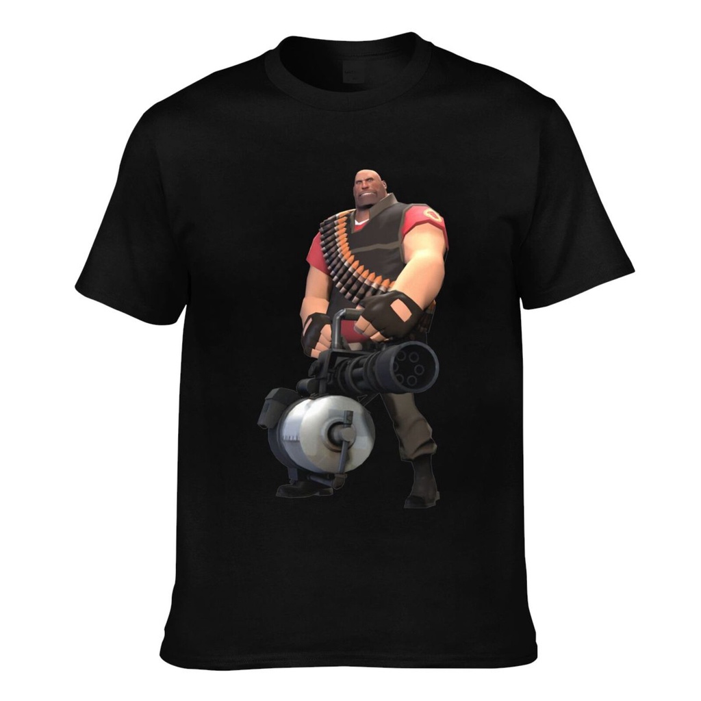 Novelty Top Tee Great Angry Heavy Team Fortress ตลกนุ่มเสื้อยืด