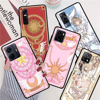 เคสโทรศัพท์มือถือซิลิโคน TPU กันกระแทก ลายอนิเมะ Cardcaptor Sakura สําหรับ Vivo Y51 Y33 Y72 Y52 Y75 Y55 5G Y76 Y76S Y77 Y77E Y81 Y81S Y83 Y81I Y85