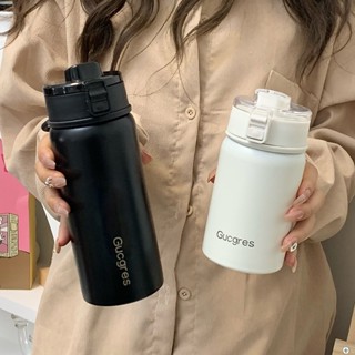 ขวดน้ําสุญญากาศ สเตนเลส พร้อมรูปลอก 3D ขนาด 350 มล. 550 มล. พกพาง่าย สําหรับเดินทาง