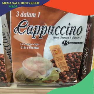 BEE 3in1 Penang Cappuccino 15s x 40g 15-20 ซอง