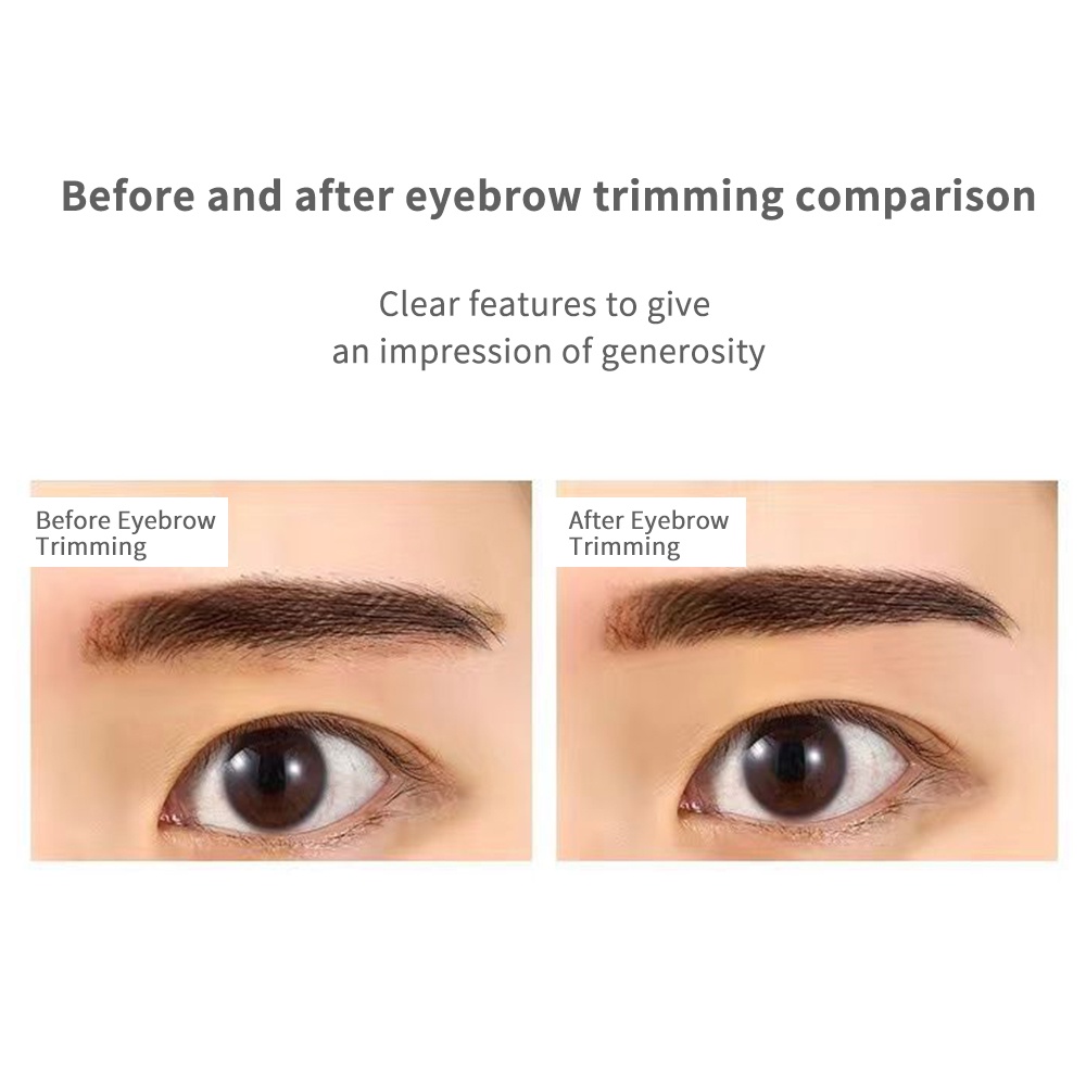 Maange ชุดกรรไกรตัดคิ้ว สามชิ้น พร้อมหวี สไตล์กรรไกร สําหรับผู้เริ่มต้น 3051 - รูปที่ 5