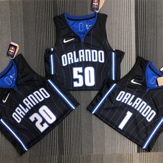 ของเล่นครบรอบ NBA ครบรอบ 75 ปี Orlando Magic McGrady #เสื้อกีฬาบาสเก็ตบอล 1 City Edition 644353