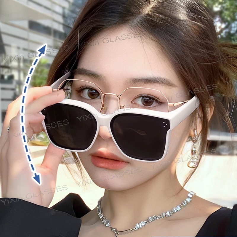 แว่นตากันแดด สายตาสั้น ป้องกันรังสียูวี ขนาดใหญ่ ป้องกันแสงสะท้อน เหมาะกับใส่ขับรถกลางแจ้ง ตกปลา สําหรับผู้ชาย และผู้หญิง