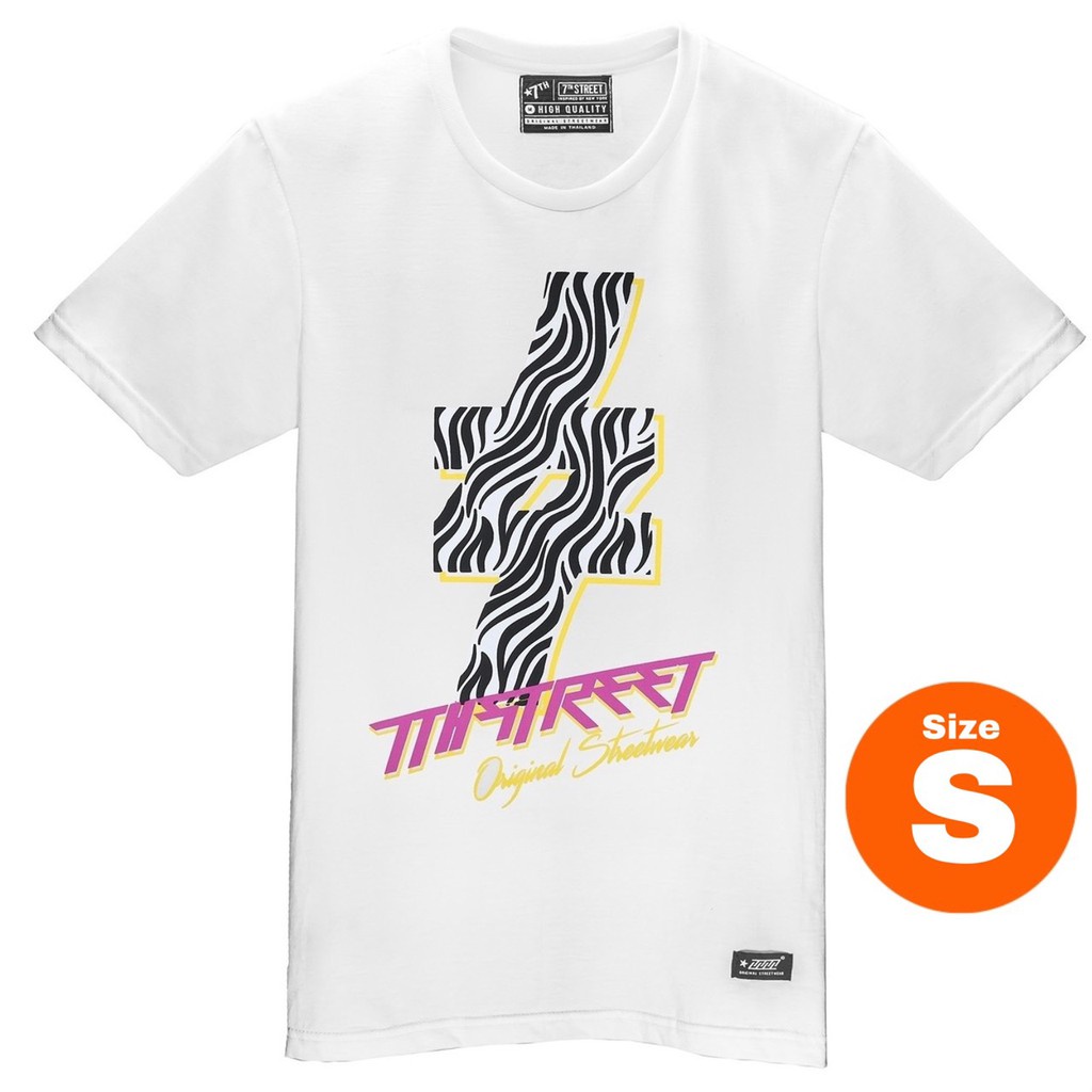 พร้อมส่ง ผ้าฝ้ายบริสุทธิ์ 7th Street เสื้อยืด รุ่น NZB ไซส์ S (รอบ อก 34 นิ้ว) T-shirt
