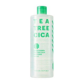 NATURE REPUBLIC [สาธารณรัฐธรรมชาติ] โทนเนอร์ชาเขียว Derma Tea Tree Cica ขนาดใหญ่ 500 มล.