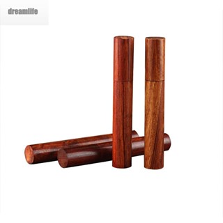 【DREAMLIFE】Wood Wooden Box Storing Joss-stick Buddha Incense-Sticks Holder Storage Barrel