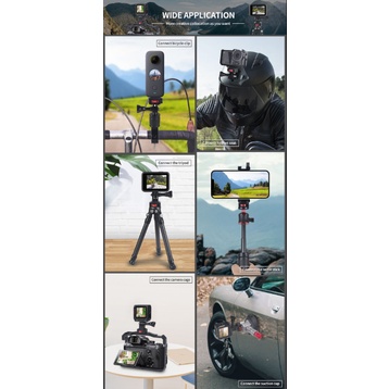 Feichao สําหรับ GoPro 13 12 11 10 9 / DJI Ronin RS Stabilizer 38 มม.ขาตั้งกล้องโทรศัพท์ Monitor Fast Switch V พอร์ต Quick Release แผ่น Clamp