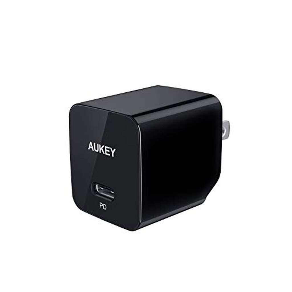 AUKEY หัวปลั๊กชาร์จเร็ว 18W Power Delivery 3.0 USB-C ชาร์จด่วนสำหรับ iPhone Xr /Xs /Xs Max รุ่น PA-Y18