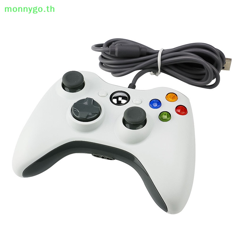 Monnygo จอยแพดควบคุมเกม แบบใช้สาย สําหรับ Xbox 360 & PC 7 8 10 TH
