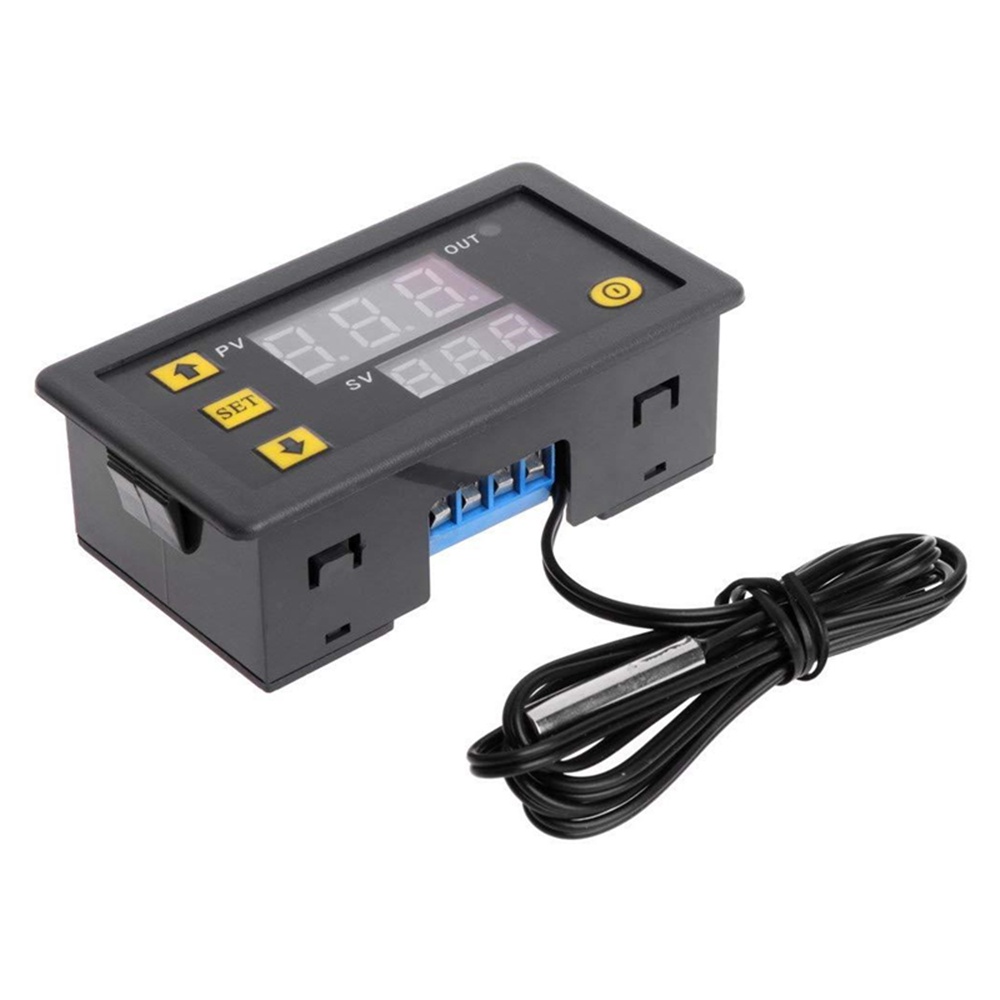 AC 110-220V ตัวควบคุมเทอร์โมสตัทอุณหภูมิแบบดิจิตอลความแม่นยําสูง W3230
