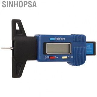 Sinhopsa LCD Digital Tire Tread Depth Gauge  Practical Portable Durable Digital Tire Tread Depth Gauge Tool 1.55V  for Car