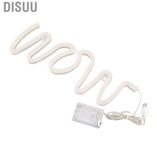 Disuu Neon Night Light  Flexible  Neon Sign Pre Drilled PVC ABS  for Wall Decor for Wedding