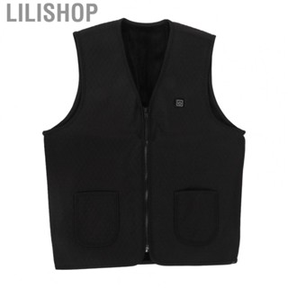 Lilishop Heated Vest  3S Heating Smoother Zipper Intelligent Electric Heating Vest  for Outdoor Sports