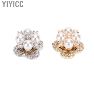 Yiyicc Nail Art DIY Crafts  Snow Nail Charm Set Gold and Silver Rotatable Zircon Portable  for Nail Salon